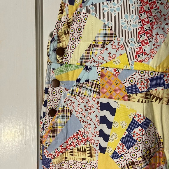 Caron Callahan Colorful Patchwork Quilt Dress - Picture 2 of 7